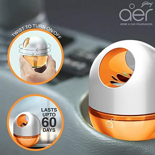 Godrej Aer Twist Car Air Freshener Tangy Orange 45 G - SW1hZ2U6MzI0MDYzNA==