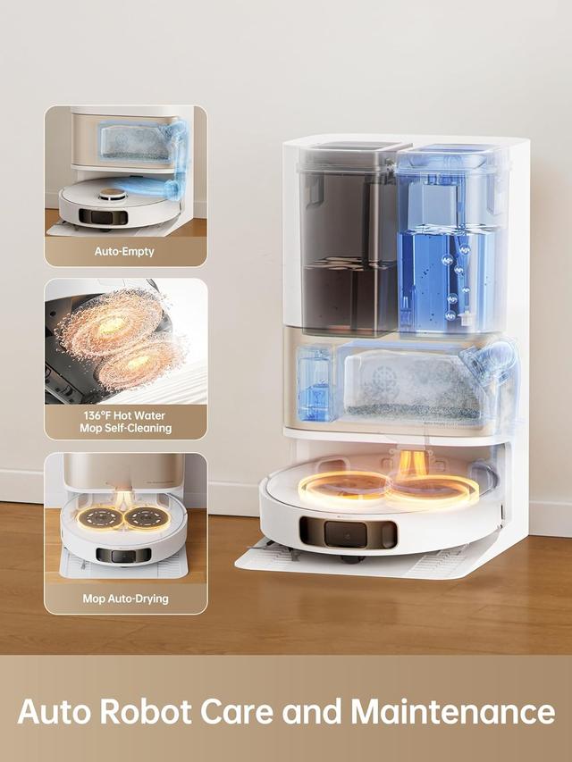 مكنسة روبوت التنظيف دريمي ال 10 اس برو هيت 7000 باسكال Dreame L10s Pro Ultra Heat Robot Vacuum Cleaner