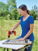 دريل مفك براغي لاسلكي 600 دورة بلاك اند ديكر Black+Decker Cordless Electric Compact Drill Driver For Screw Driving & Fastening