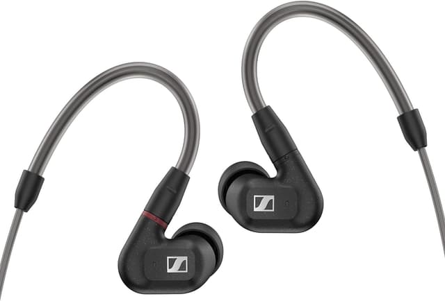 Sennheiser Consumer Audio Ie 300 In-Ear Audiophile Headphones - Sound Isolating With Xwb Transducers For Balanced Sound, Detachable Cable With Flexible Ear Hooks, 2-Year Warranty (Black)
