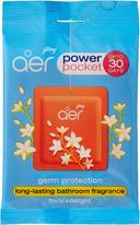 معطر حمام 10 غرام برائحة الزهور جورديج Godrej Aer Power Pocket Bathroom Fragrance  Floral Delight 10g