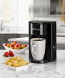 350w 1 Cup Coffee Maker/ Coffee Machine With Coffee Mug For Drip Coffee & Espresso