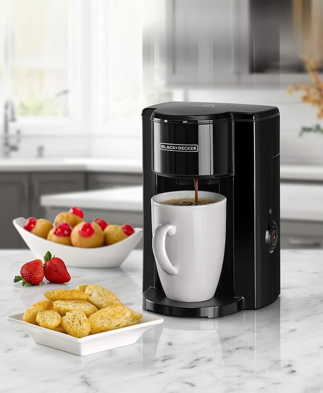 350w 1 Cup Coffee Maker/ Coffee Machine With Coffee Mug For Drip Coffee & Espresso