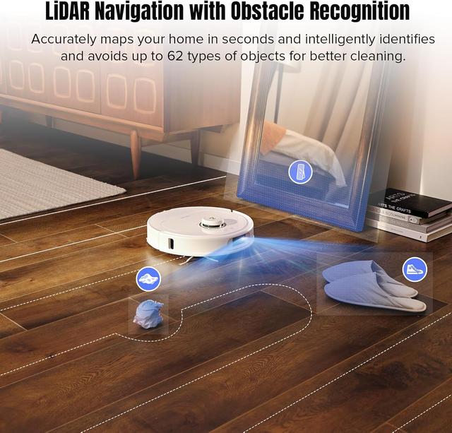 مكنسة روبوت التنظيف شاومي روبوروك كيو ريفو ماكس في 7000 باسكال Roborock Qrevo MaxV Robot Vacuum and Mop