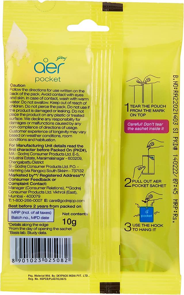 Godrej Aer Power Pocket Bathroom Fragrance - Sea Breeze - SW1hZ2U6MzI0MDUyNQ==