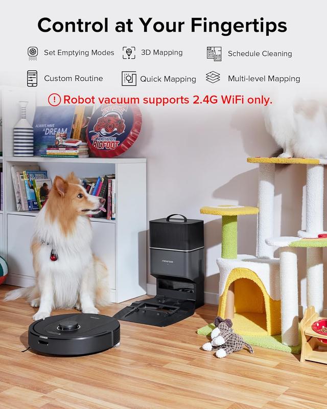 Roborock Q5 Pro+ Robot Vacuum and Mop, Self-Emptying, 5500 Pa Max Suction - SW1hZ2U6MzI1MTYyMw==