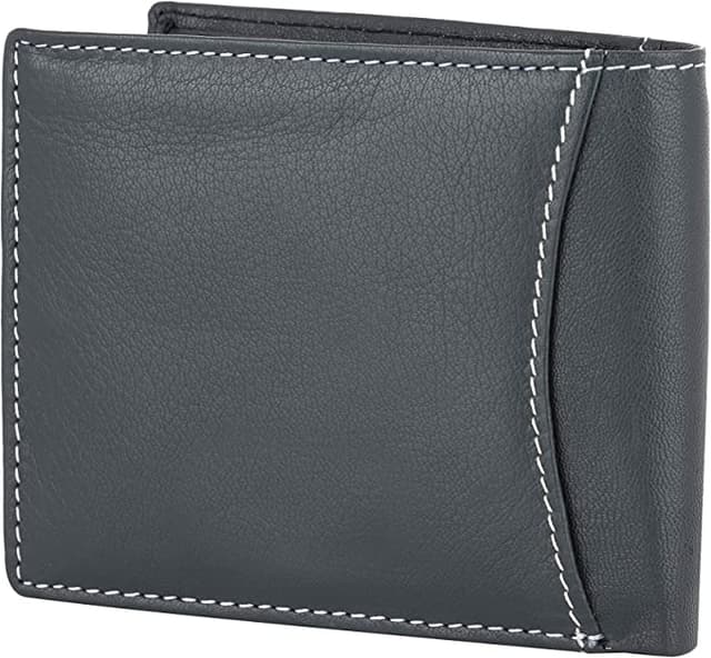 Flying Fossil Genuine Leather Hand-Crafted Wallet For Men, Bifold Leather Wallet