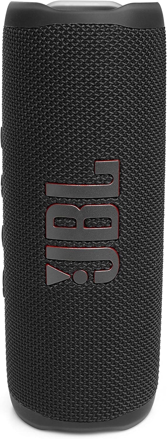 سبيكر محمول فليب 6 صغير الحجم مع 12 ساعة من التشغيل بلون اسود من جي بي ال Jbl Flip 6 - Portable Speaker -Black