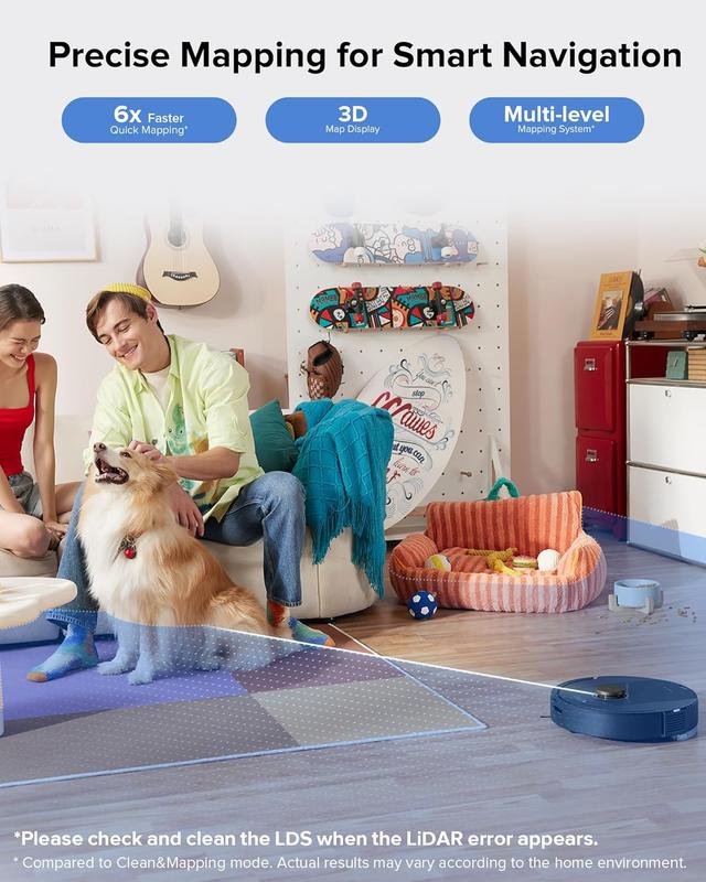 مكنسة روبوت التنظيف روبوروك كيو 5 برو بلس 5500 باسكال مع صندوق للغبار Roborock Q5 Pro+ Robot Vacuum and Mop