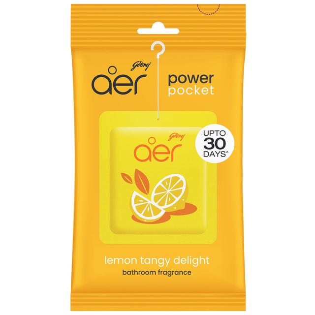 Godrej Aer Power Pocket Bathroom Fragrance -Bright Tangy Delight 10g - SW1hZ2U6MzIzOTU5NA==