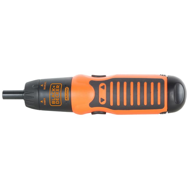 مفك براغي كهربائي مع 19 رأس بلاك اند ديكر Black+Decker Battery Powered Cordless Screwdriver