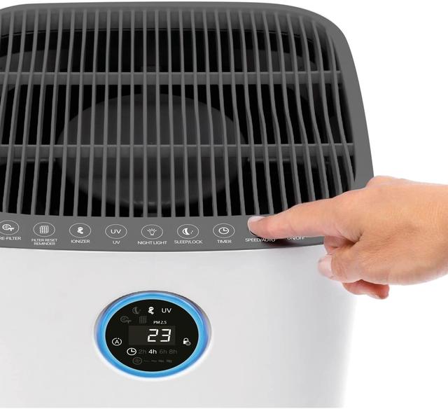 Black+Decker Air Purifier Ap3560 For Large Room Upto 60m2 Hepa 13 Air Filter - SW1hZ2U6MzIzNzc4NQ==