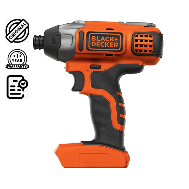 دريل مسامير كهربائي لاسلكي 155 نيوتن متر بلاك اند ديكر أوبن بوكس Open Box Black+Decker Cordless Impact Driver