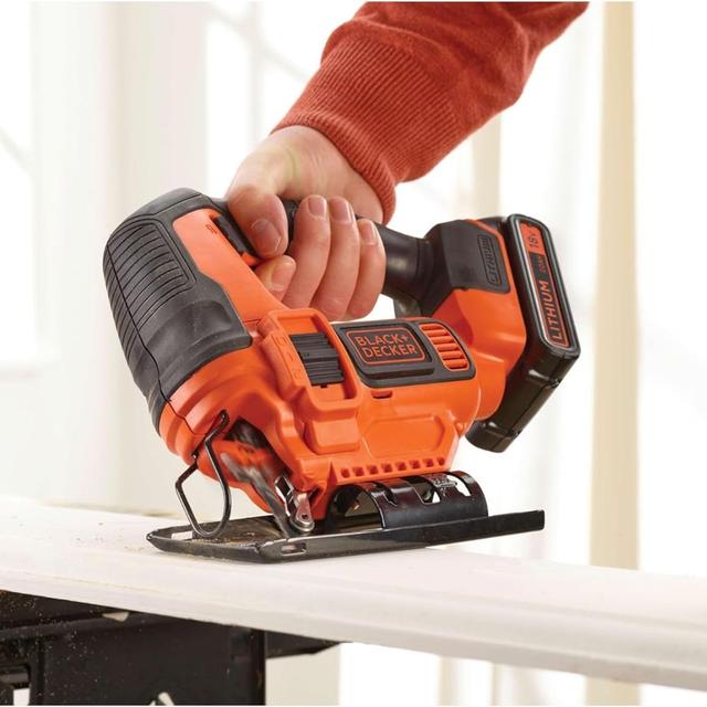 Black+Decker Cordless Pendulum Electric Jigsaw, 18v, Battery Not Included - SW1hZ2U6MzIzODQ0Mg==