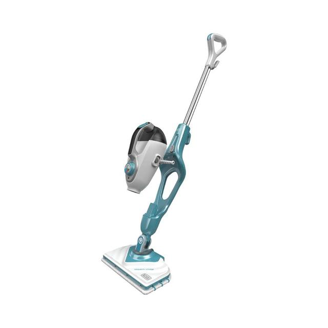 ممسحة بخار بلاك اند ديكر مع 15 ملحق 1600 واط Black+Decker 2-In-1 Steam-Mop With Delta Head