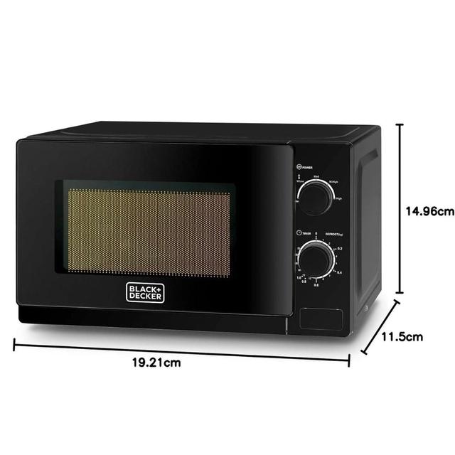 Black+Decker 20 Liter Microwave Oven With Defrost Function - SW1hZ2U6MzIzNzY4Mw==