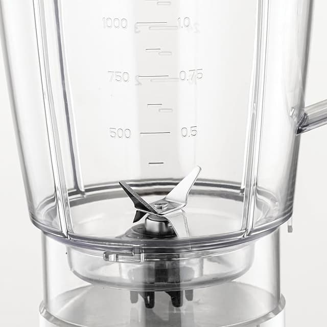 Black+Decker 500w 1.5l Blender With Grinder Mill And Ice Crushing Function, White - Bx520-B5 - 698051