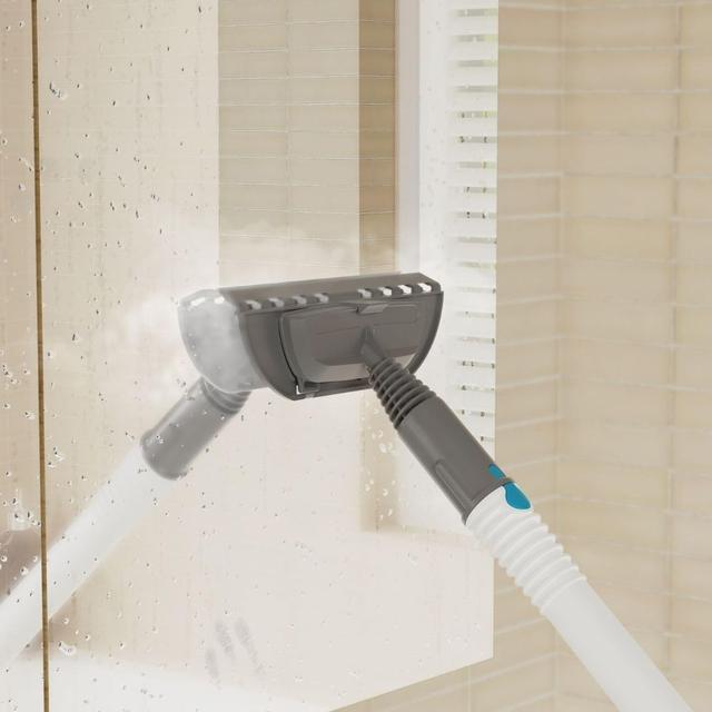 Black+Decker Pressurized Steam Cleaner With 8 Accessories, 2000w, 4 Bar, White/Blue - Bhsmp2008-Gb