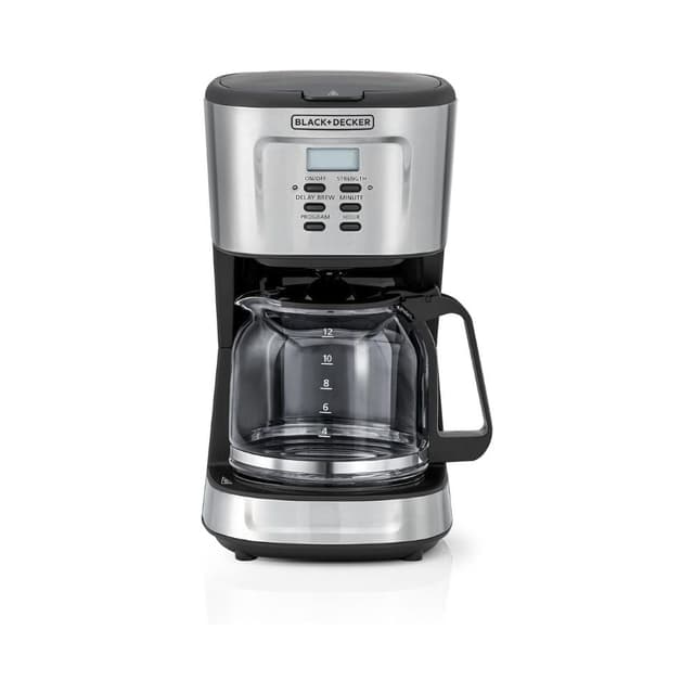 ماكينة قهوة امريكي 1.5 لتر مع طاحونة قهوة بلاك آند ديكر BLACK&DECKER Coffee Machine And Coffee Grinder