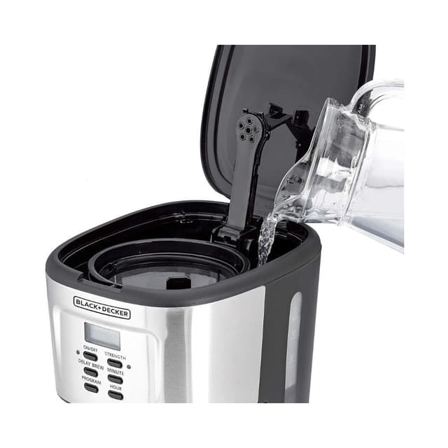 ماكينة قهوة امريكي 1.5 لتر مع طاحونة قهوة بلاك آند ديكر BLACK&DECKER Coffee Machine And Coffee Grinder