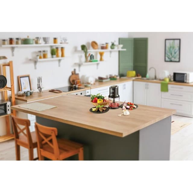 Black+Decker Vertical Chopper, 4 Blades, 500w, 500ml, Black - Fc500-B5, By Black+Decker