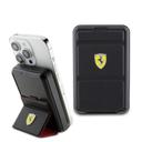 Ferrari PU Magsafe Powerbank Stand 10000mAh With Metal Logo - Black