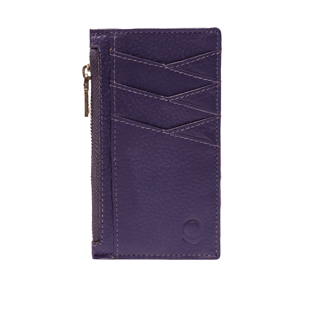 Women's Leather Wallet Purple