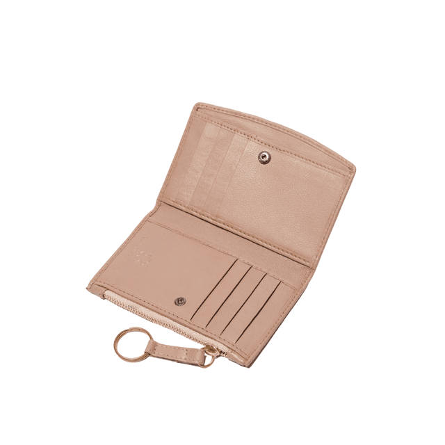 Women's Leather Wallet Cream - 698224