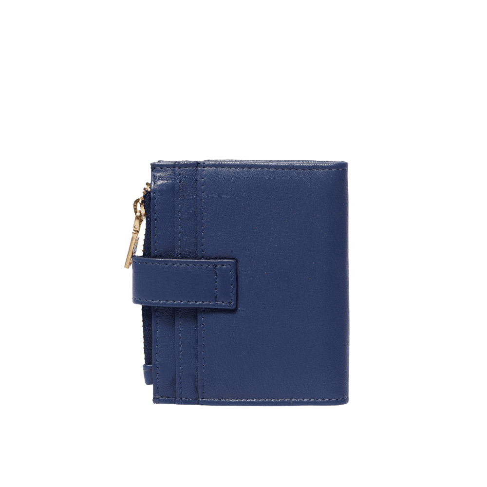 Grazie Women's Leather Wallet Blue