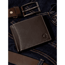 Leather Belt & Wallet - Combo Brown - SW1hZ2U6MzIzOTQ0MA==