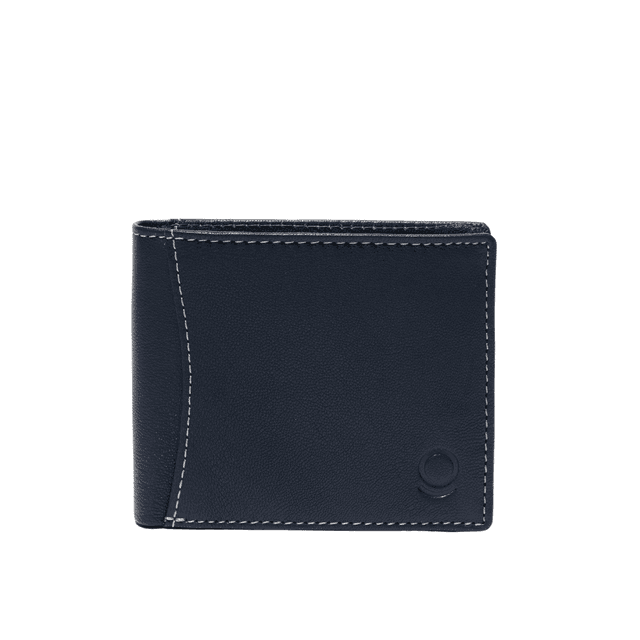 محفظه رجاليه جلد مع حزام رجالي جلد طبيعي غريز كحلي Grazie Leather Belt & Wallet Combo