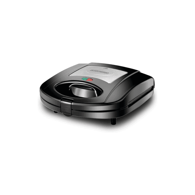 ساندويتش ميكر  780 واط 2 في 1 مع ألواح شوي  بلاك اند ديكر Black+Decker Sandwich & Grill Maker Non-Stick 2-In-1 Interchangeable Sandwich And Grill Maker - 698875
