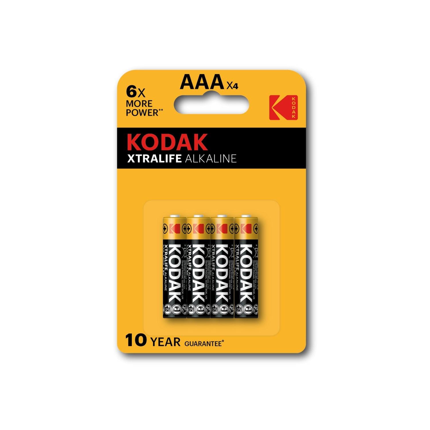 بطارية قلوية AAA كوداك أربع قطع Kodak Xtralife Alkaline Aa Batteries