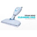 Black+Decker 1300w Steam Mop With Superheated Steam, Swivel Head And Microfibre Pad