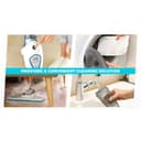 Black+Decker 1300w Steam Mop With Superheated Steam, Swivel Head And Microfibre Pad