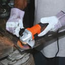 Black+Decker 650w 100mm Small Angle Grinder With Slider Switch & Side Handle