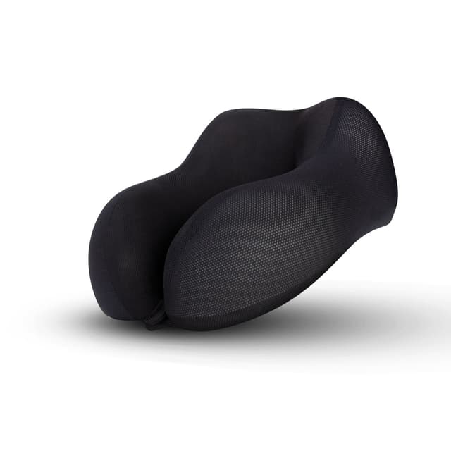مخدة رقبة من اسفنج الذاكرة من غرين ليون بلون أسود Green Lion Memory Foam Neck Pillow Black