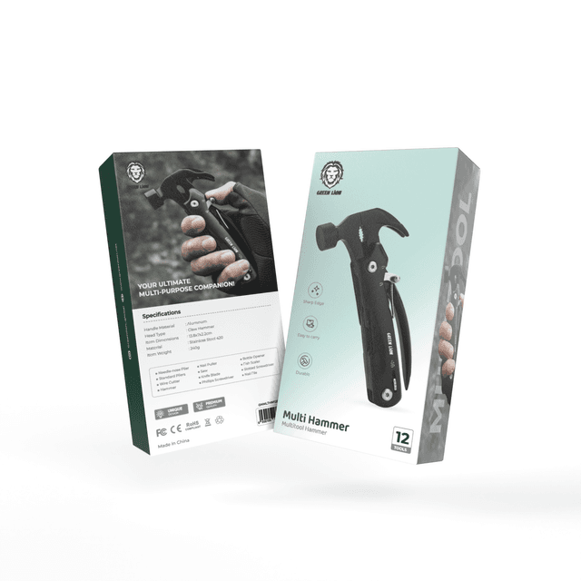 مطرقة متعددة الأغراض أسود جرين ليون Green Lion Multi Hammer - Black