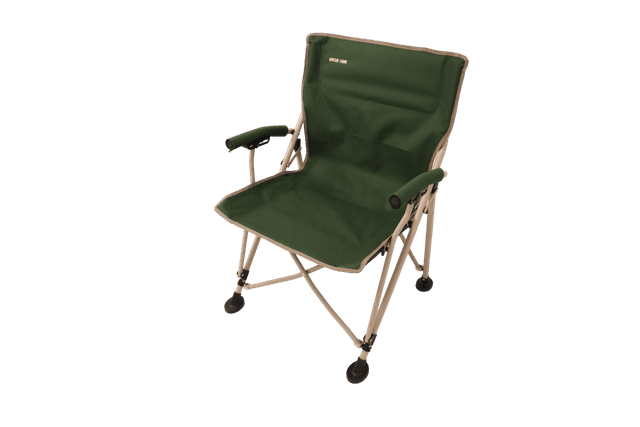 Green Lion Outdoor Camping Chair with Carrying Bag - Dark Green - SW1hZ2U6MzI3NDIzMA==