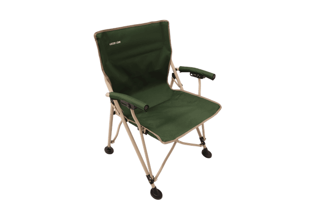 Green Lion Outdoor Camping Chair with Carrying Bag - Dark Green