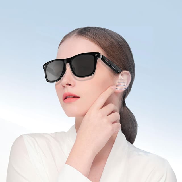 نظارة الذكية باريس بلون اسود من غرين ليون Green Lion Paris 2 Smart Glass Black