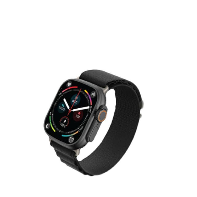 ساعة ذكية بحزام قياس 49 مم أسود غرين ليونGreen Lion Ultra 3 Amoled Smart Watch