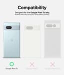 Ringke Glass Camera Protector [3 Pack] Compatible with Google Pixel 7a Hard Tempered Glass Protector Ultra-Thin Case-Friendly Full-Cover Camera Lens Protector for Pixel 7a