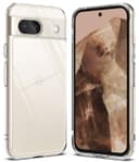 Ringke Fusion Compatible with Google Pixel 8a Case, Translucent Anti-Scratch Hard PC Back Shockproof TPU Bumper Protective Phone Cover for Pixel 8a (2024) - Clear