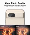 Ringke Glass Camera Protector [3 Pack] Compatible with Google Pixel 8a Hard Tempered Glass Protector Ultra-Thin Case-Friendly Full-Cover Camera Lens Protector for Pixel 8a (2024)