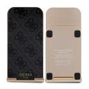 شاحن لاسلكي بقوة 15 وات مع منصتين للشحن أسود جيس Guess Magnetic Desk Charger With 4G Pattern
