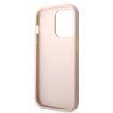 جراب ايفون 15 برو ماكس بشعار معدني من الجلد الصناعي بلون وردي من غيس Guess PU Leather Case with 4G Metal Logo for iPhone 15 Pro Max Pink - SW1hZ2U6MzI3NDc5Nw==