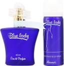 عطر بلو ليدي الرصاصي مع ديودرانت 40/50 مل الرصاصي Rasasi Blue Lady With Deo Spray