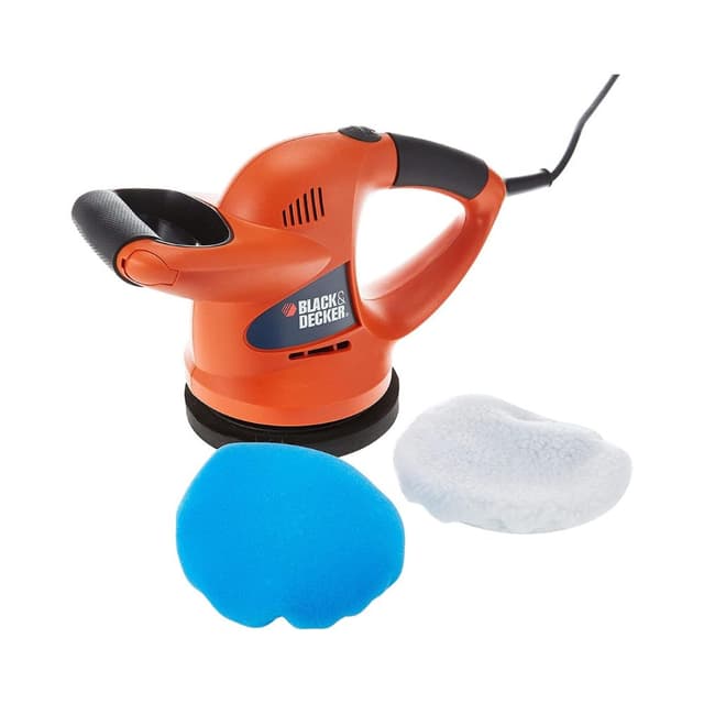 ماكينة بولش للسيارات 60 واط 4400 دورة 152 مم بلاك اند ديكر Black+Decker 60w 4400rpm  Electric Car Polisher/Waxer