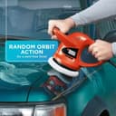 ماكينة بولش للسيارات 60 واط 4400 دورة 152 مم بلاك اند ديكر Black+Decker 60w 4400rpm  Electric Car Polisher/Waxer